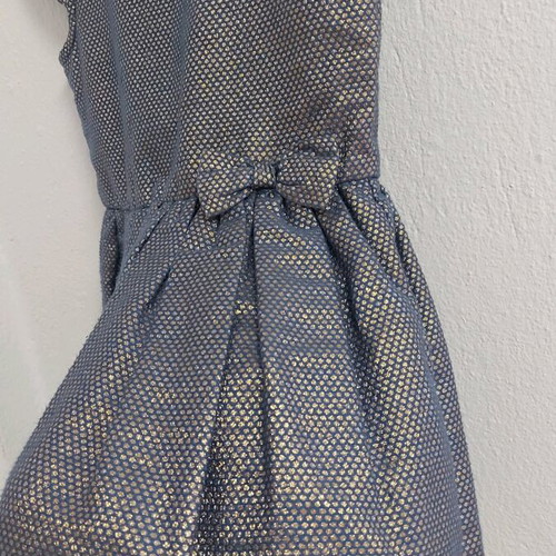 Esprit dress blue royal with gold, like new, for 3-year-old girl