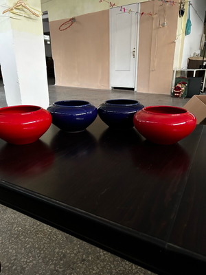 Ceramic decorative vases like new