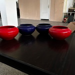 Ceramic decorative vases like new