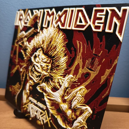 Iron Maiden 3D Printed Collectible Frame New