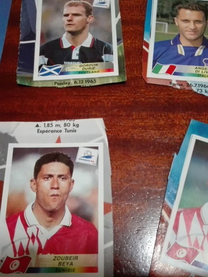 Panini France 98 stickers used, pack of 13 pieces
