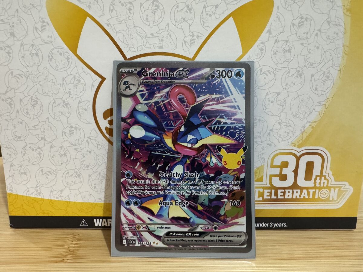 Greninja ex 148/128 Pokémon TCG card,… - € 60,00 - Vendora.cy