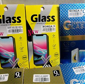 Πωλειται Πακετο απο 6 κουτια με Προστατευτικο Οθονης Smartphone τζαμακια διαφανα screen protector