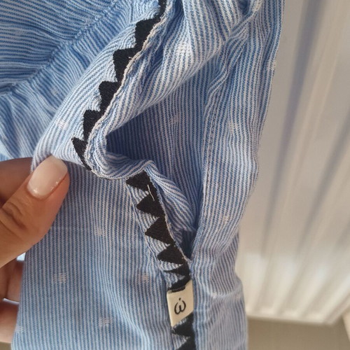 Nisω shorts like new, cotton, white and blue, size S