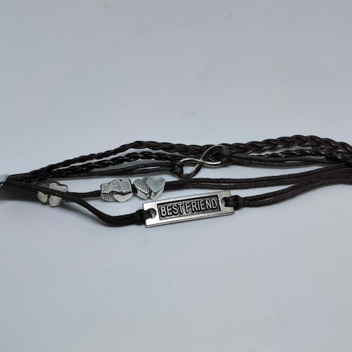 Friendship bracelet multilayer with messages like new