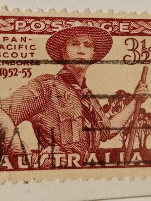 Australia postage stamp used