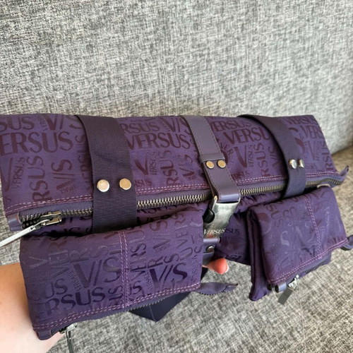 Versus by Versace vintage shoulder bag used, purple