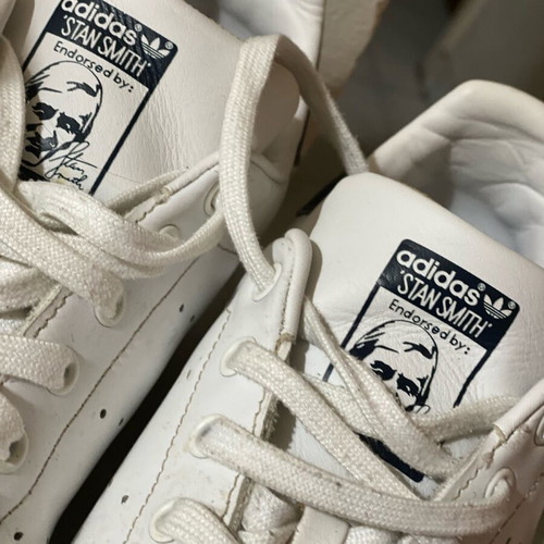 Adidas Stan Smith white sneakers used, size 46