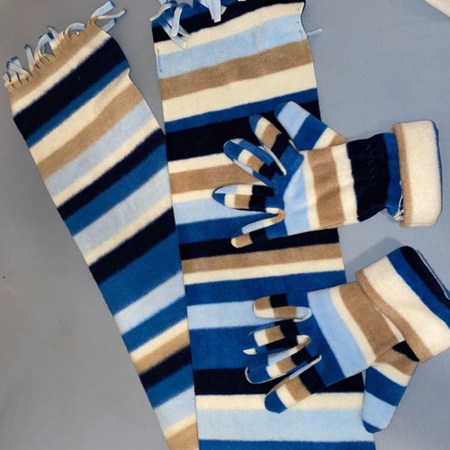 Women’s scarf and gloves set Skondras Skondras new from 00s decade