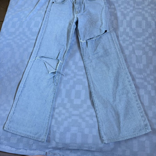 Salt & Pepper jeans like new, turquoise, size M 38 10, ripped