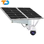  ΑΥΤΟΝΟΜΟ πακέτο μπαταριών και βάση στήριξης με 2 ηλιακά πάνελ για κάμερες συστημάτων παρακολούθησης CCTV Panneaux Solaire 40AH ευκάμπτα ηλιακά πλαίσια 40W