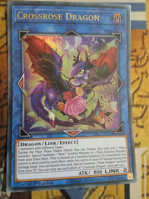 Crossrose Dragon Yugioh κάρτα σαν καινούργιο