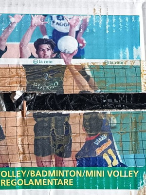 Italian volleyball net like new