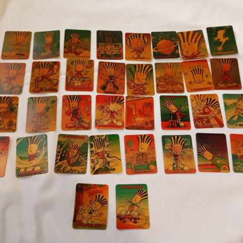 3D Chipicao collectible cards used, set of 34