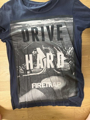 Firetrap Drive Hard T-shirt, blue, size S