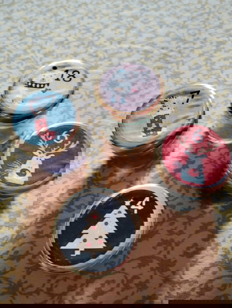 Set 4 μικρά αρωματικά κεράκια χειροποίητα σε βαζακι