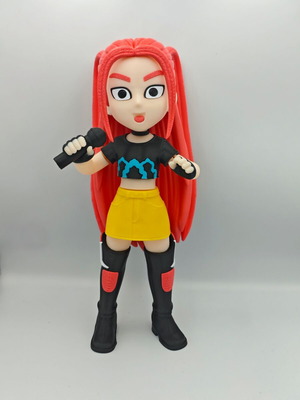 Φιγούρα Zoey 3D Printed από την ταινία K-Pop Hunters καινούργια