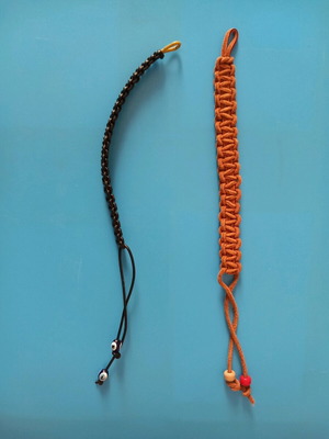 Macrame bracelets made of genuine leather new, set of 2 pieces