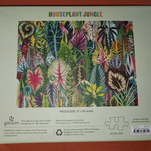 Galison Houseplant Jungle 1000-piece puzzle