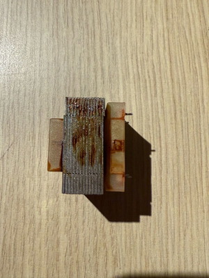 Burnt transformer used for Art