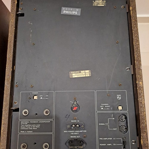 Ηχεία Philips 532 Motional‑Feedback μεταχειρισμένα, σετ 2 τεμ.