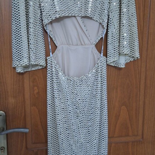 Long gold Be You dress medium, new