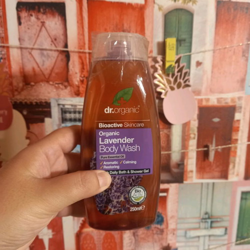Dr.organic lavender body wash new