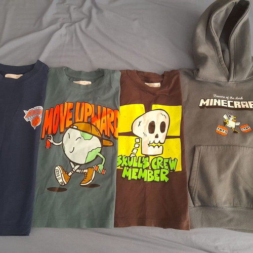 Zara shirts used, pack of 4, size 6-7