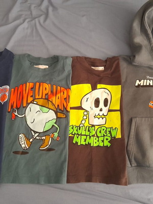 Zara shirts used, pack of 4, size 6-7