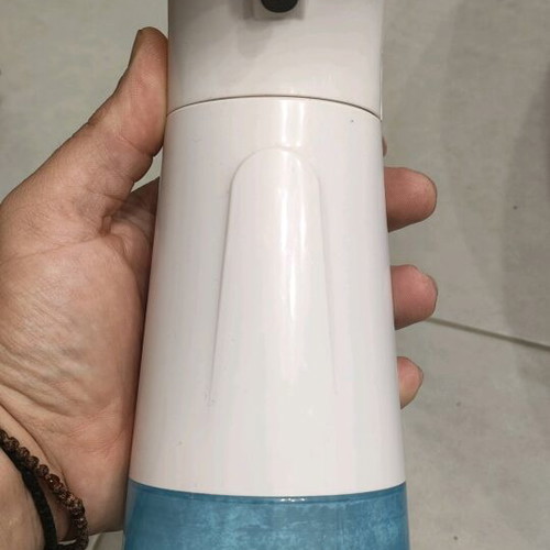 Foam dispenser plastic tabletop used, automatic white