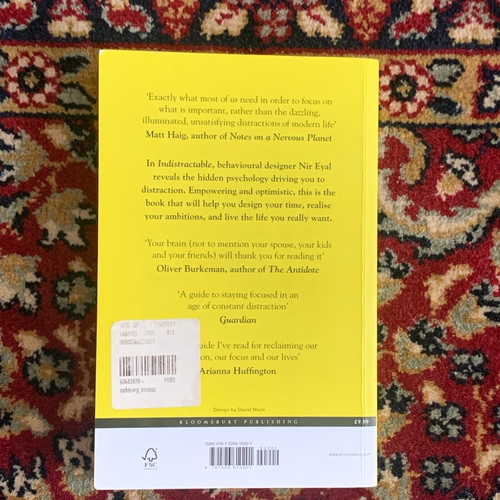 In Distractable book used with highlighted passages
