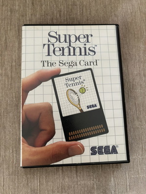 Super Tennis Sega Master System Card, complete