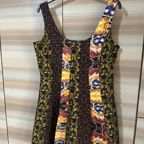 Desigual dress L, black and brown