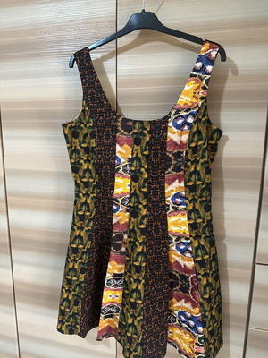 Desigual dress L, black and brown