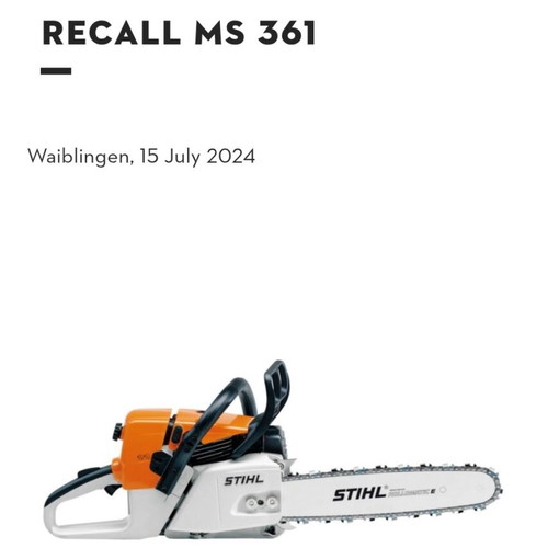 Chainsaw new, unused