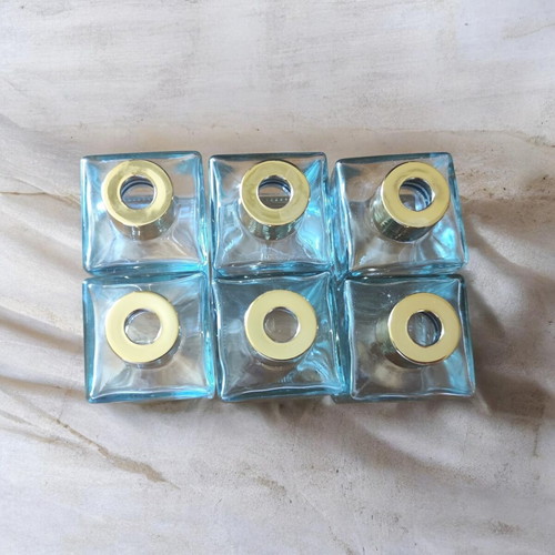 Glass bottles for room diffusers, pack of 6, 50ml