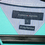 Tommy Hilfiger men's polo shirt turquoise L