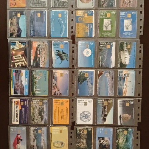 Phone cards 360 used, pack 1995-2007 with cases