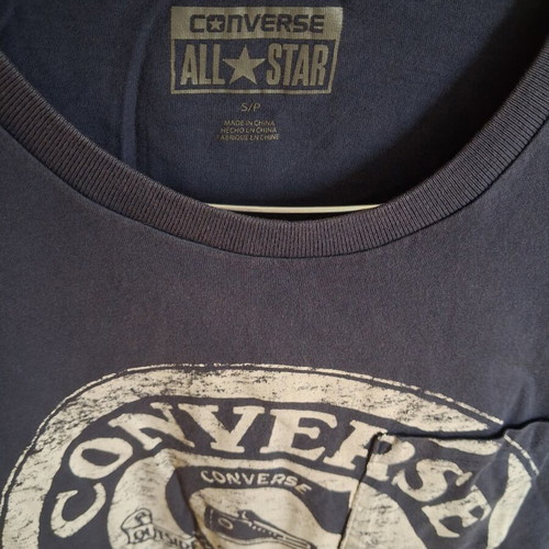Converse t-shirt small like new, blue
