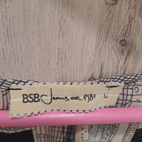 Bsb short-sleeve top like new, multicolored, size L