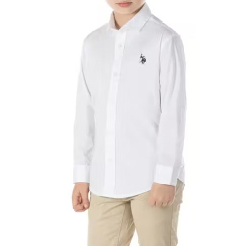 Polo assn. set for boys 7-8 years like new, white and beige