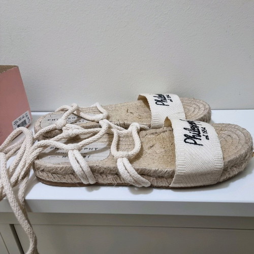 Philosophy x Manebi sandals like new, size 39, white
