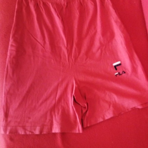 Fila bermuda shorts used, size S, red
