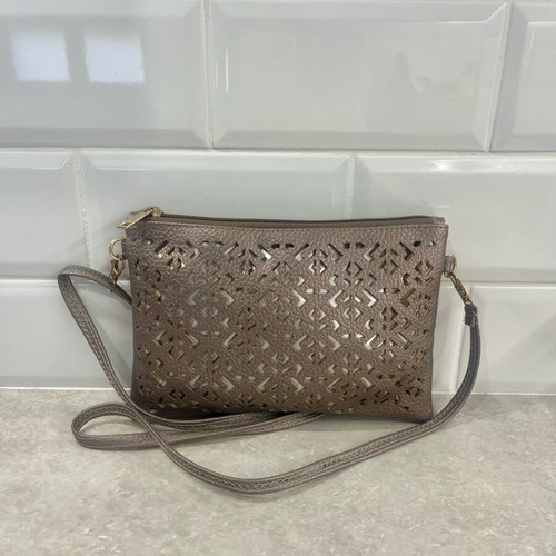 Achilleas Accessories crossbody bag like new, bronze/silver