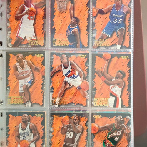 NBA Fleer Upper Deck 1996-1997 Complete Card Album used