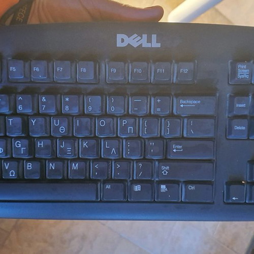 Dell keyboard used, black, excellent condition