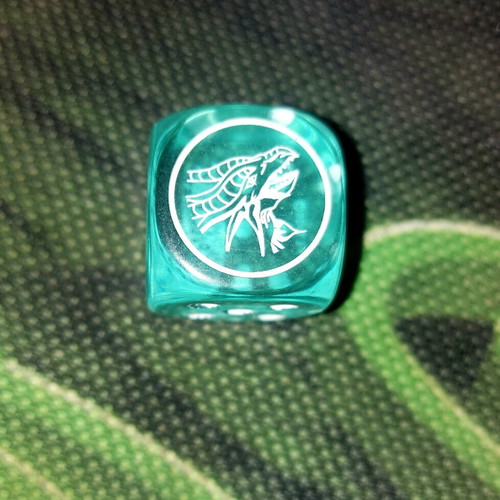 Collectible Eye of Timaeus dice, new condition