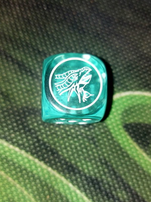 Collectible Eye of Timaeus dice, new condition