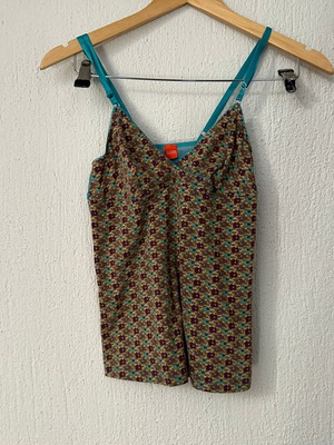Hugo Boss babydoll floral top, adjustable straps, modal blend
