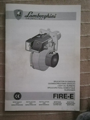 Καυστήρας λέβητας πετρελαίου μεταχειρισμένος με δεξαμενή 1000 l και προθερμαντήρα 2005